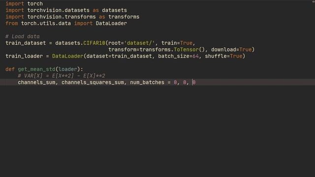Pytorch Quick Tip: Calculate Mean and Standard Deviation of Data смотреть онлайн