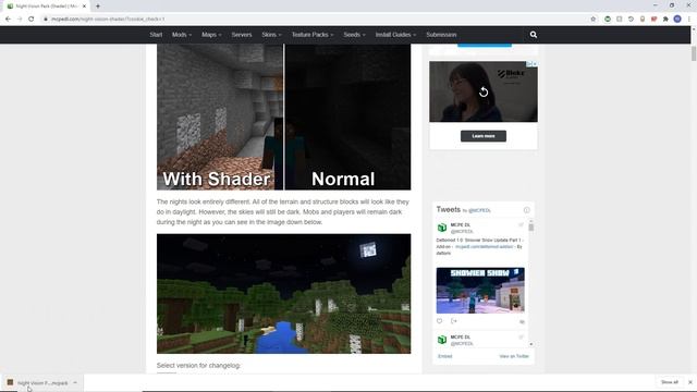 How To Get FULL BRIGHT For Minecraft Bedrock Edition! (Night Vision) смотреть онлайн