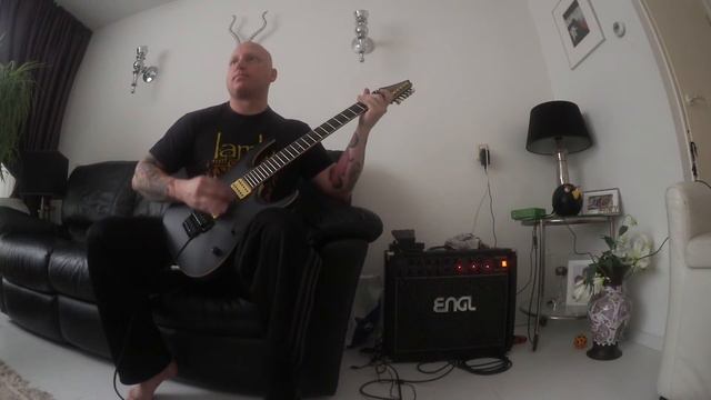 Disturbed stricken guitar cover Ibanez JBM 100 смотреть онлайн