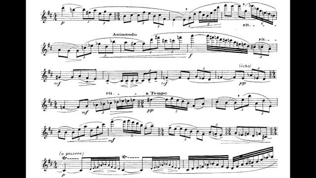 Eugène Bozza - Image for Flute, Op. 38 (1939) [Score-Video] смотреть онлайн