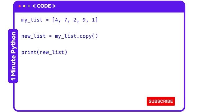 How to Copy a List in Python смотреть онлайн