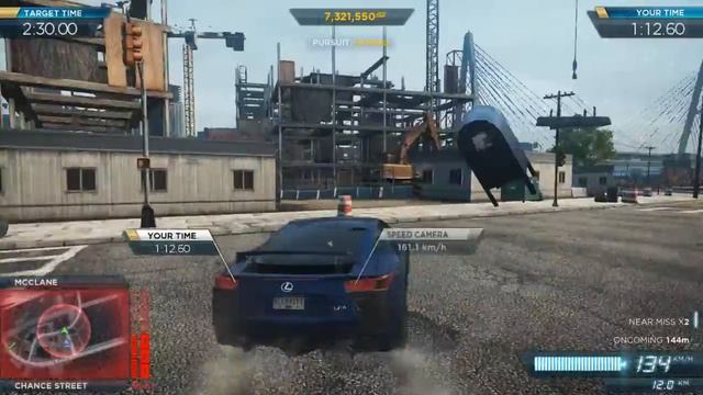 Need For Speed Most Wanted 2012 :  LeXus LFA  Mission N:2