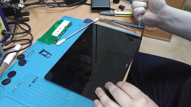 Huawei Mediapad T5 (ags2-l09) - замена экрана, разборка. Подробно смотреть онлайн