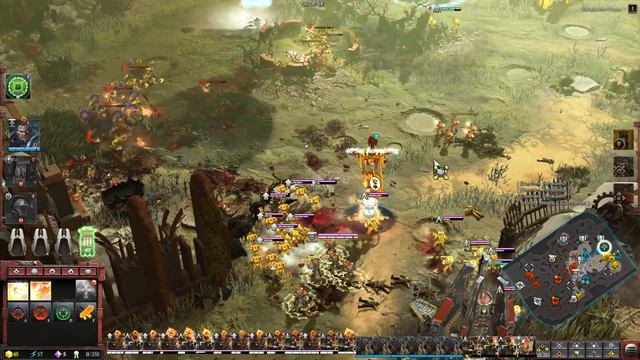 Space Marines vs Orks - No Limit Mod - Massive Battle - Warhammer 40K Dawn Of War 3 смотреть онлайн