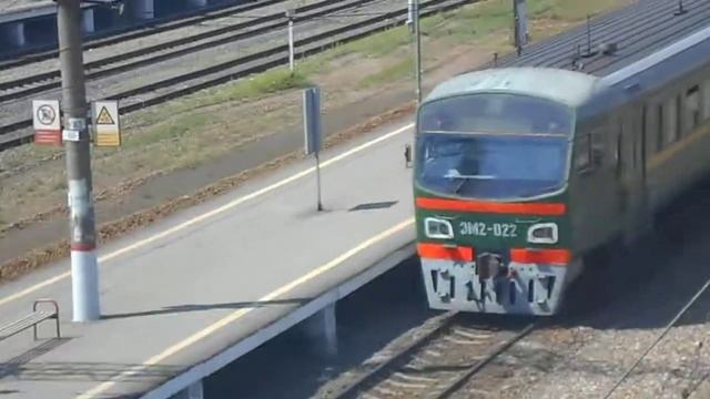 ЭМ2-022 на станции Ступино смотреть онлайн