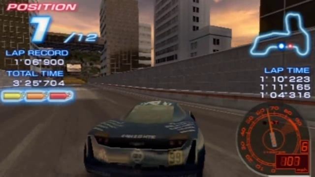 Ridge Racer PSP gameplay: Sunset Drive смотреть онлайн