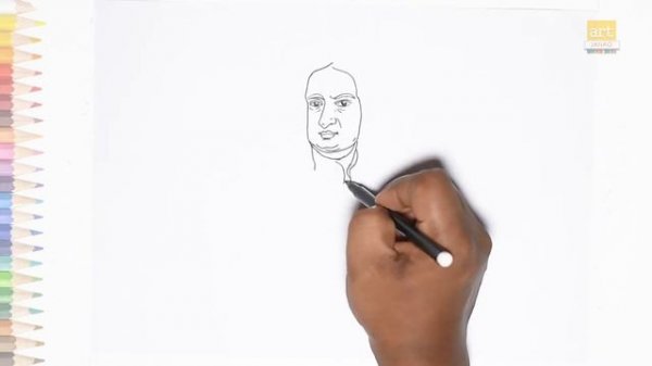 Sir Isaac Newton drawing easy | How to draw Newton drawing step by step | Outline drawings | arts
