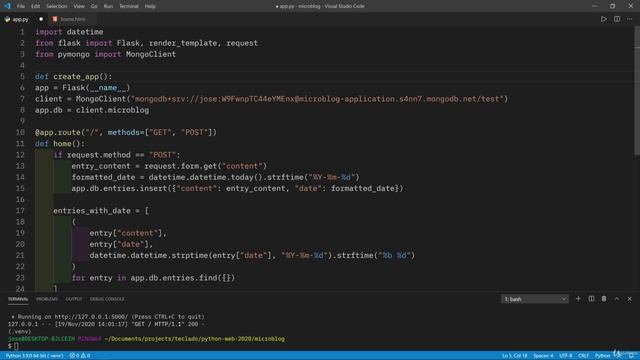 07 - Backend Development with Flask - 018 How to use Flask's app factory pattern смотреть онлайн