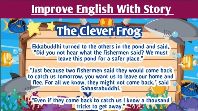 The Clever Frog ?||Improve English With Story||English Short Stories||English Listening Practice?. смотреть онлайн