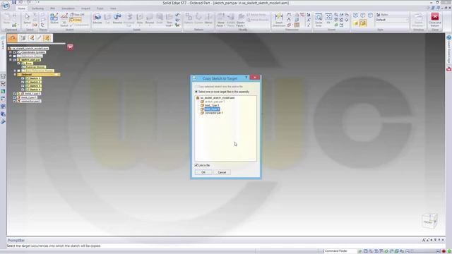 One Sketch to rule them all - SolidEdge st7 Ttraining - Tear & Copy Sketch смотреть онлайн