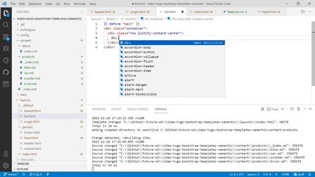 Tutorial - Hugo + HTML 5 Semantic Elements & Templates | HUGO static site generator | Front-end dev смотреть онлайн