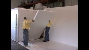 Сборка холодильной камеры из сэндвич-панелей