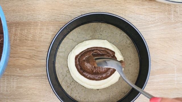 Пирог манник "Зебра" на кефире. Проверка рецепта пирога смотреть онлайн