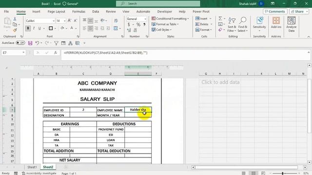 How To make salary slip with spin button in excel spreadsheet смотреть онлайн