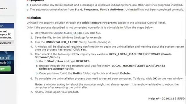 How to uninstall your Panda Antivirus 2011/2008. Panda Security USA смотреть онлайн
