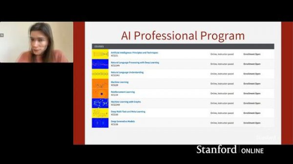 Stanford Online Information Session - Artificial Intelligence Online Programs 2024