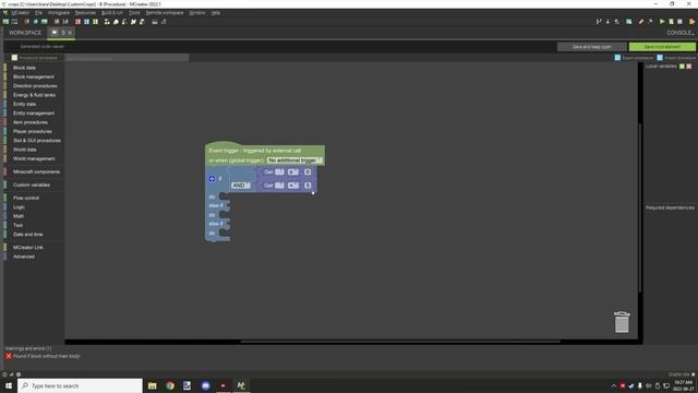 MCREATOR: Operators and If Statements | 2022.1 смотреть онлайн