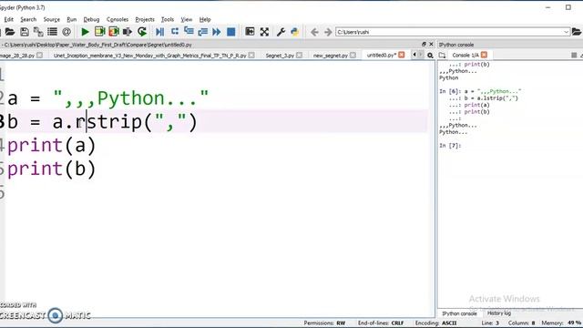 String Functions Part - 8 by Programming With Python смотреть онлайн