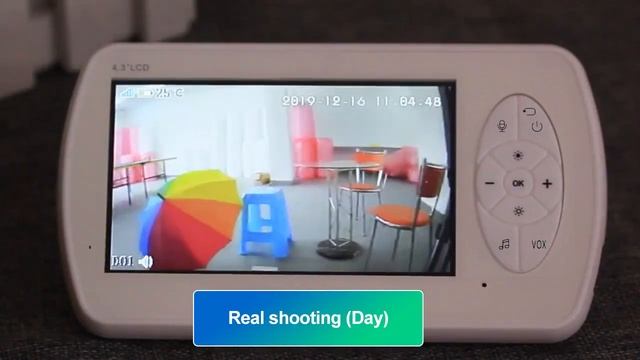 4 3 Inch Wireless Color Video Baby Monitor 1080p Audio Camera Temperature Monitor 2 Way Audio Vox L смотреть онлайн