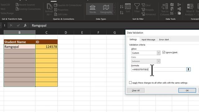 How to use Custom Data Validation in Excel смотреть онлайн
