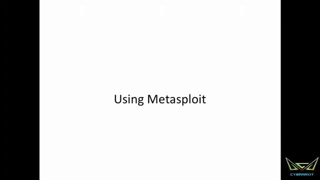 Free Advanced Pen Testing Class Module 3 - Metasploit Framework смотреть онлайн