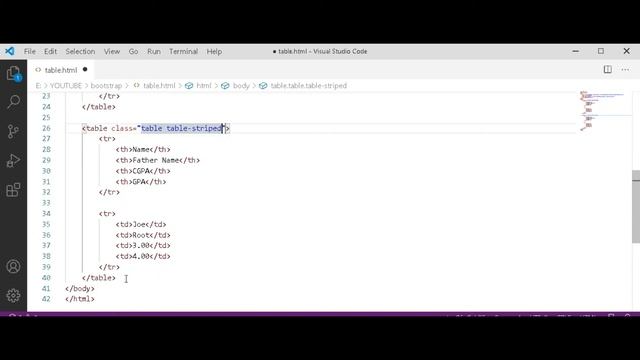 Creating a Stylish Table in BOOTSTRAP смотреть онлайн