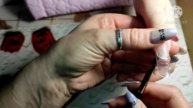 Укрепление ногтей базой.Домашний маникюр. смотреть онлайн