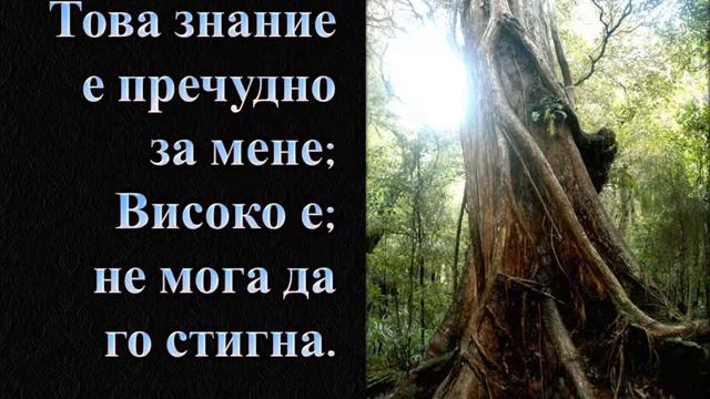 Псалми 139:1-12 | Psalm 139:1-12 | Bulgarian (3:30min) смотреть онлайн
