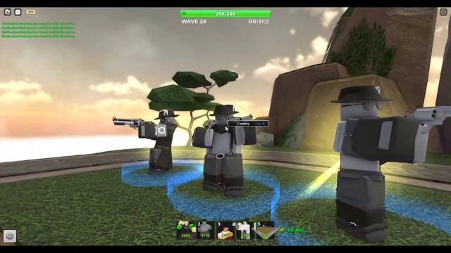 Noir Cowboy Skin Showcase (Roblox TDS) смотреть онлайн