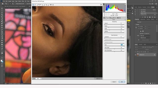 The shockingly Easy way to REMOVE NOISE & GRAIN from a Photo in photoshop without losing Texture! смотреть онлайн