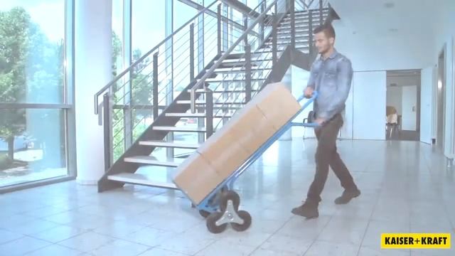 KAISER+KRAFT представляет: EUROKRAFTpro – Стальная тачка для перевозки по лестницам смотреть онлайн