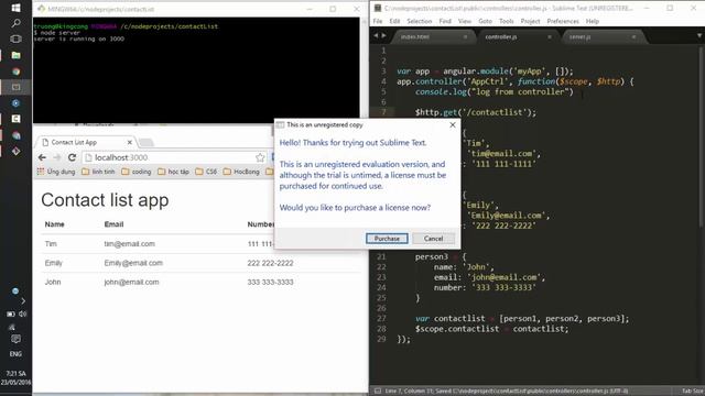 Quay lại chỉnh sửaMEAN Stack (2/5) - MongoDB, Express, Angular JS, and Node JS смотреть онлайн