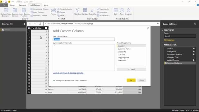 Date AddDays for Power Query смотреть онлайн