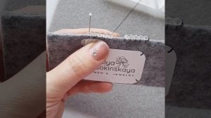 Обшивка края изделия бисером (американский способ)