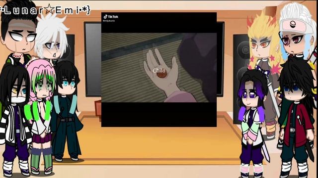 Hashira React To Kamaboko Squad || Manga Inosuke And Kanao || Lunar Emi || Pt. 5/6 ||