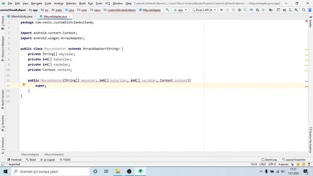 Custom ListView Yapımını Öğrenelim смотреть онлайн