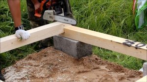 Монтаж основания дачного туалета