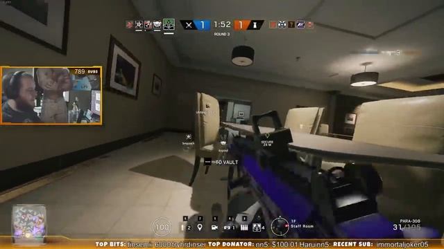 1v5 CLUTCH!? Hova Goes Hard In The Paint! Rainbow 6 Siege смотреть онлайн