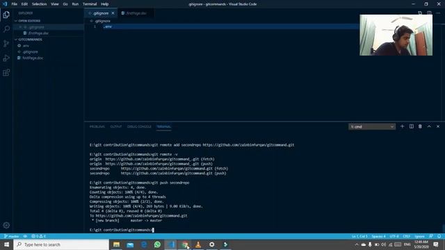 how to setup multi repos url in single project | more git commands | hindi\urdu смотреть онлайн