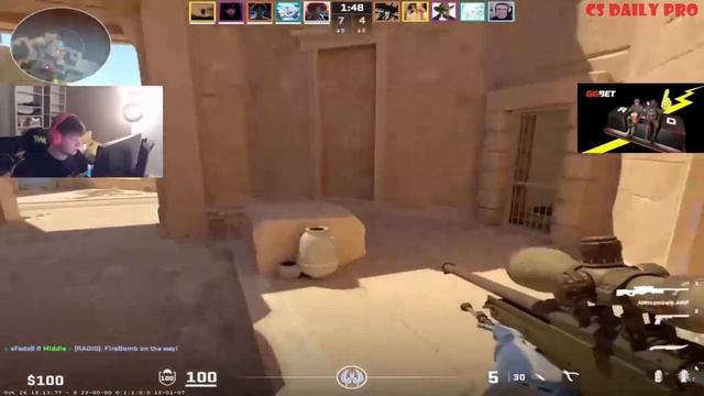 s1mple PLAYS FACEIT (ANUBIS) смотреть онлайн