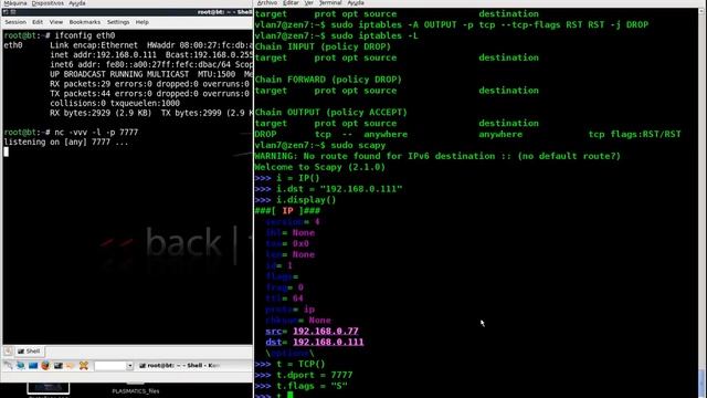 scapy 3-way TCP handshake смотреть онлайн