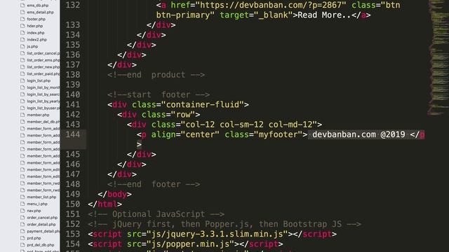 สอน PHP การใช้งาน include files PHP смотреть онлайн
