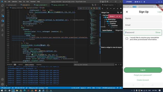 Sign and SignUp Screen UI in Flutter | Part 02 смотреть онлайн