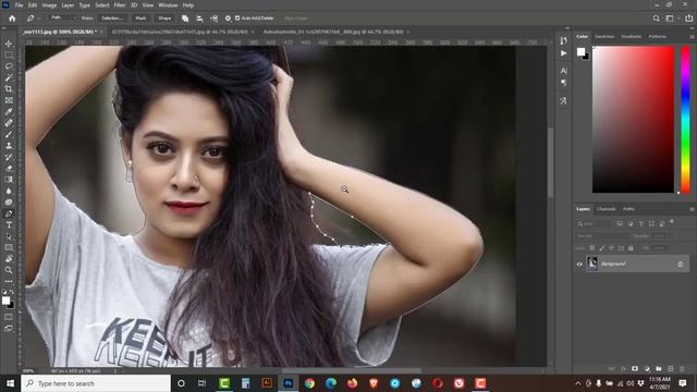 How to change background in photoshop cc | How to remove photo background |Photoshop Tutorial Bangl смотреть онлайн