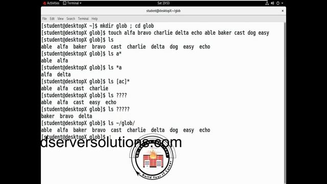Matching File Names Using Path Name Expansion || Video 08 смотреть онлайн