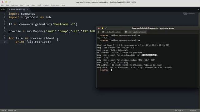 Python Tool Scripting || #2 NETWORK SCANNER смотреть онлайн