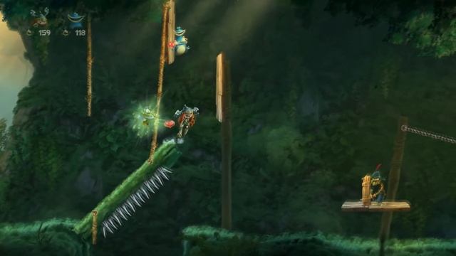 Rayman Legends прохождение часть 4 "с новыми персонами" смотреть онлайн