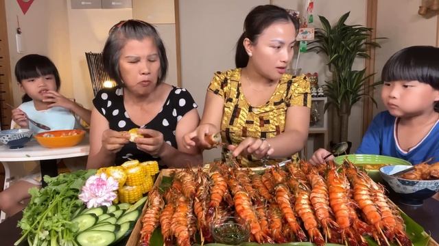 Chiêu đãi mẹ mâm tôm sú tươi roi rói nướng muối ớt ngon nhất hệ mặt trời bao phê đầu lưỡi #1536 смотреть онлайн