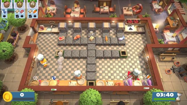 Overcooked 2 Kevin 8 4 Stars (3 Players) Into the Trash 🗑️ смотреть онлайн