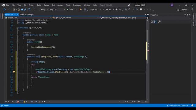 How to upload a picture in windows forms application (Winforms & Pictures) смотреть онлайн